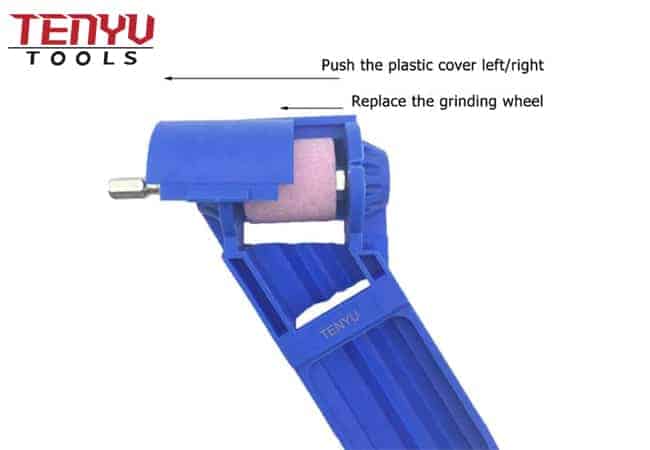Twist Drill Bit Sharpening Grinding Tool for Drill Bit High Hardness Sharpener Diamond Hand Use Drill Bit Sharpening Tool