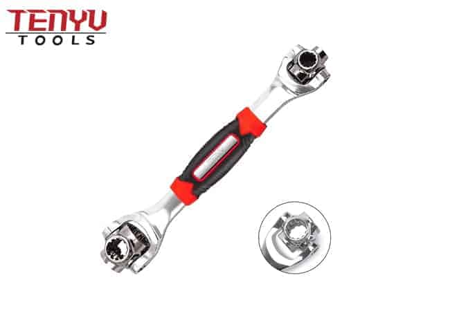 Universal Wrench 48 in 1 Socket Spanner Multifunction Tiger Wrench Tool with 360 Degree Rotating Head for Home DIY Car Repair