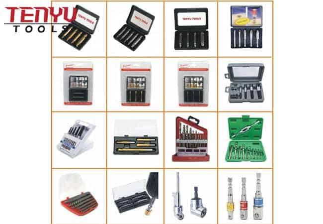 4 Uds S2 4341 herramienta extractora de tornillos rotos Kit extractor de tornillos dañados para sacar tornillos dañados de manera rápida