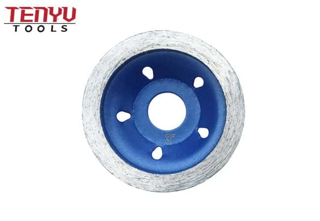 Heat Treatment 4 Inch Turbo Rim Diamond Cup Wheels for Concrete and Stone Ceramics Marble Tile Grinding