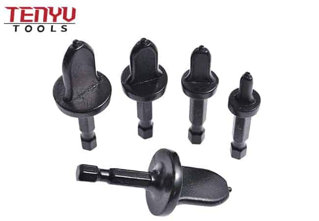 5pcs Hex Handle Tube Expander Swaging Tool Drill Bit Set Flaring Tool Drill Bit Easier to Extend for Copper Pipe Aluminum