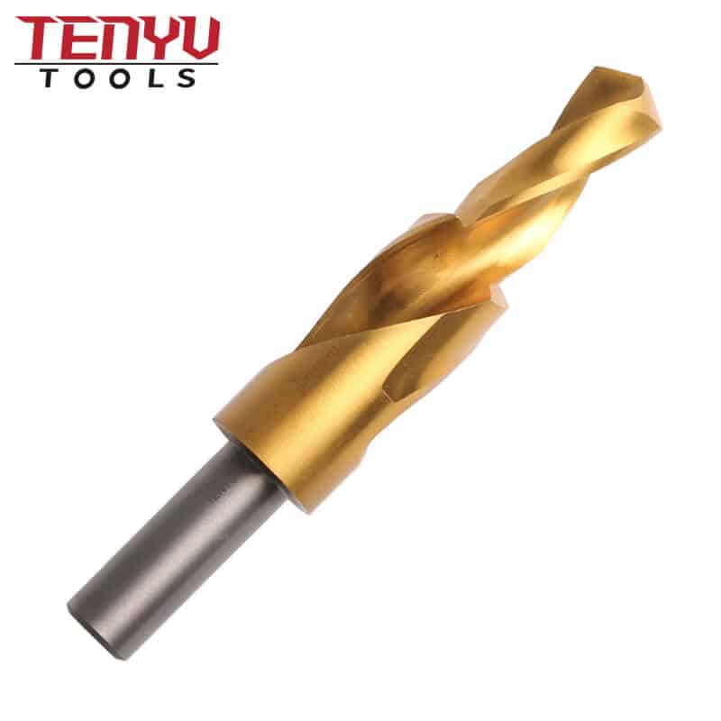 straight shank m2 diameter 90180 degree subland step twist drill bit for metal drilling