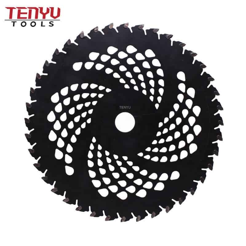 10inch 250mm 40t best carbon steel brush cutter for weed cutter blade