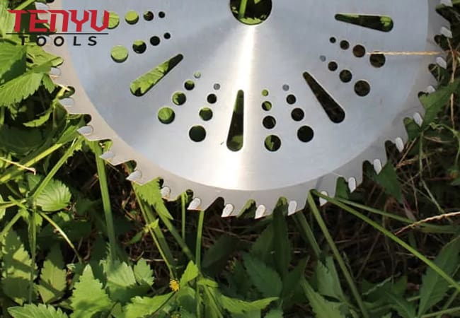 10inch 255mm 40t weed eater brush cutter grass cutting blade for thick weeds and brambles