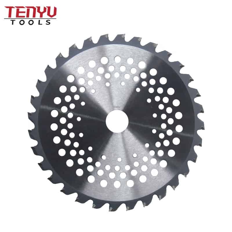 10inch 40t tct circular grass cutting machine blade cutter blade