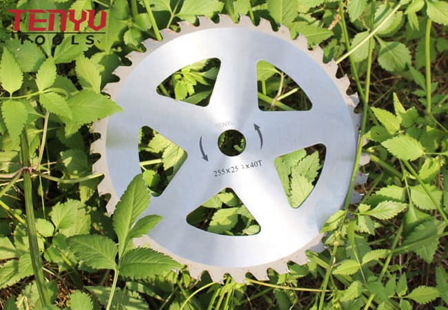 255mm 40t best brush weed eater with grass cutter blade1