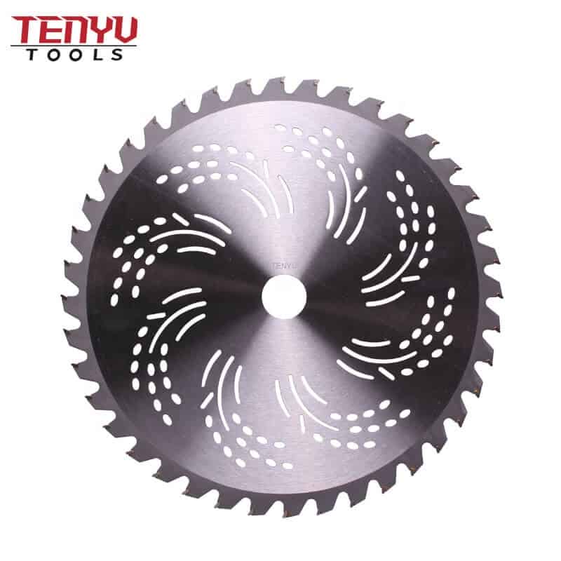 9 inç 230mm 40t en iyi ÇALI KESİCİ çim bıçağı düzeltici için metal bıçak