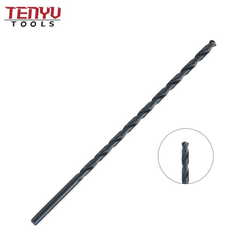 aircraft wire gauge extended length hss extra long drill bit for metal stainless steel depth drilling