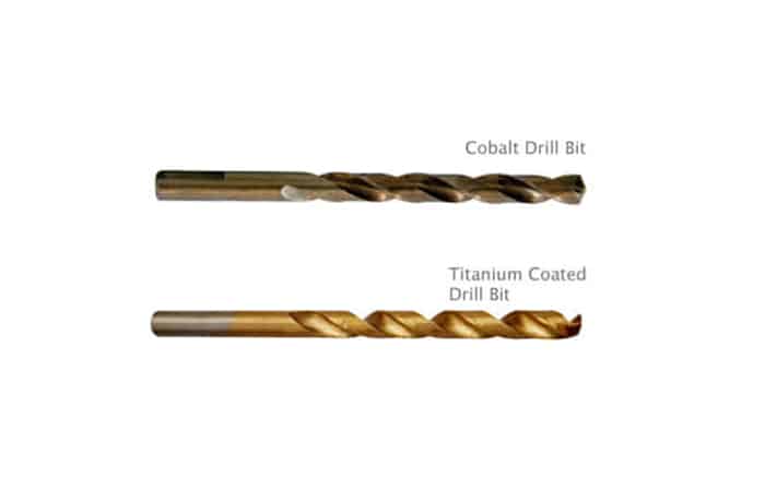 cobalt drill bits and titanium coated drill bits