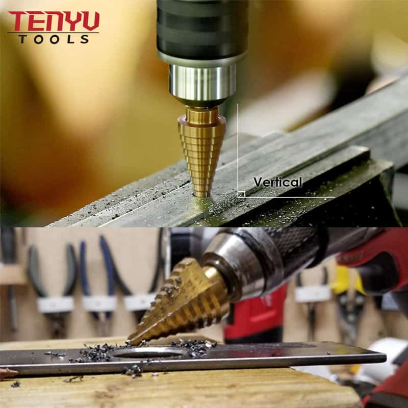 cobalt step drill bits for hard metal drilling