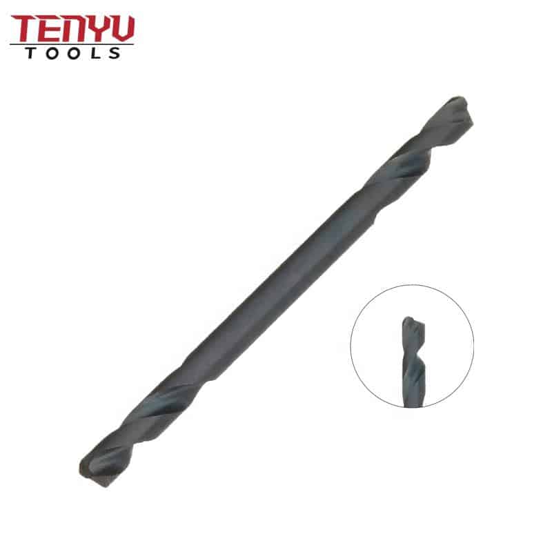 high speed steel straight shank double ended twist drill bit