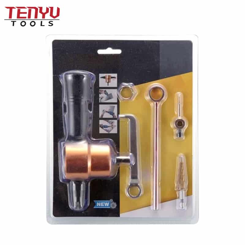6pcs multipurpose metal nibbler cutter tool with step drill bits for metal and wood cutting set