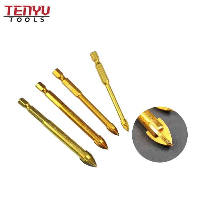 10 Piezas Brocas Porcelanico 6mm Broca para Azulejos Brocas de Carburo de  Tungsteno para Cerámica Vidrio