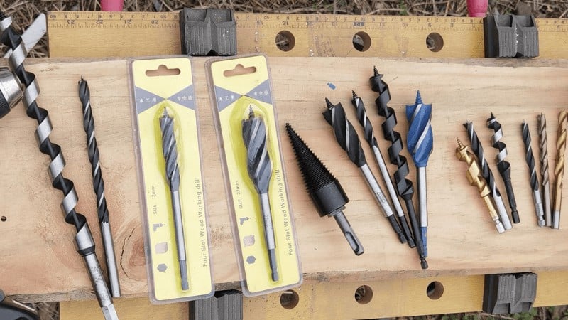 auger drill bits with different types