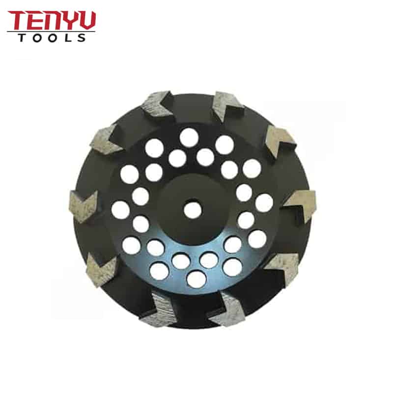 diamond grinding cup wheel arrow shape 9