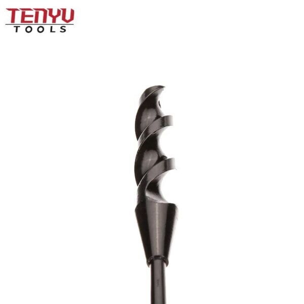flex auger bit with screw point 5/8inch x 54inch long flexible cable drill bit fish bit for pulling wire behind walls