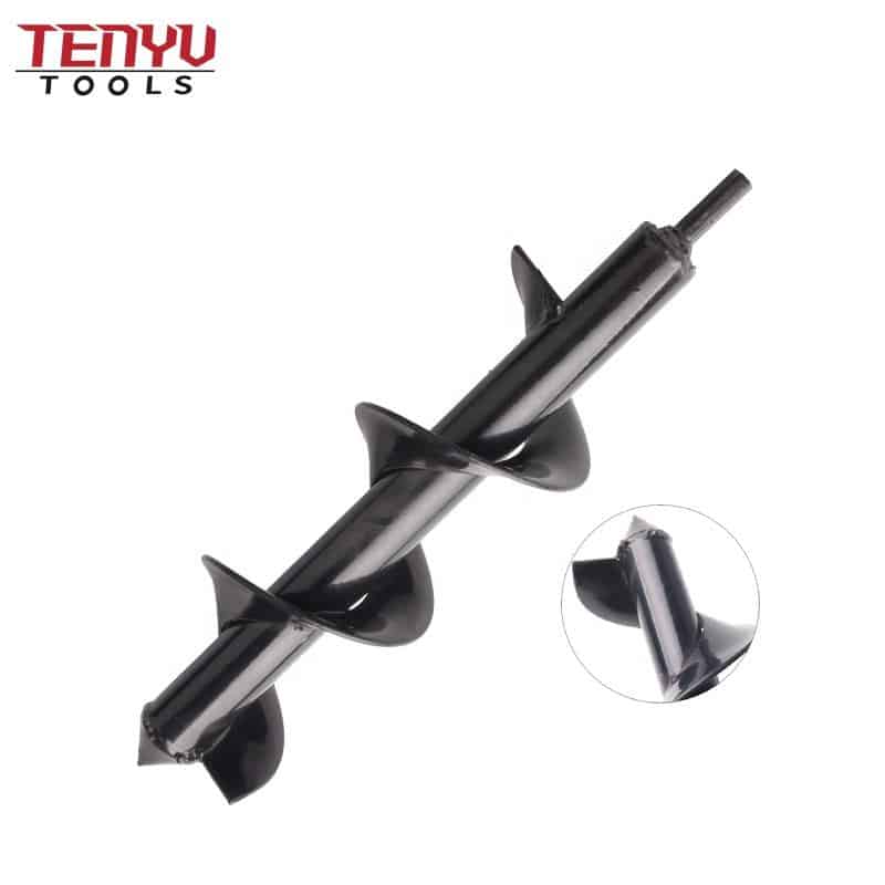 garden auger spiral drill bits garden earth post umbrella hole digger for flower vegetables planting