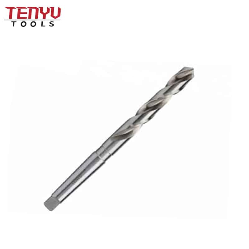 hss morse taper shank twist drill bits for metal drilling top sale with bright surface