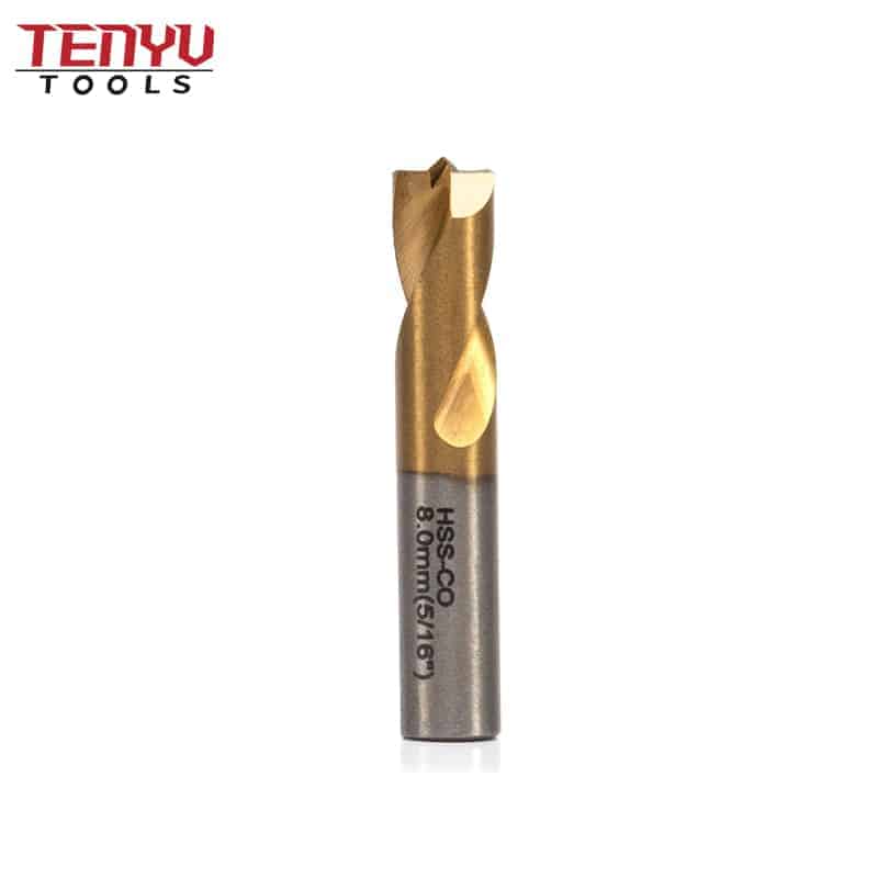  high speed steel spot weld cobalt drill bits with titanium coating