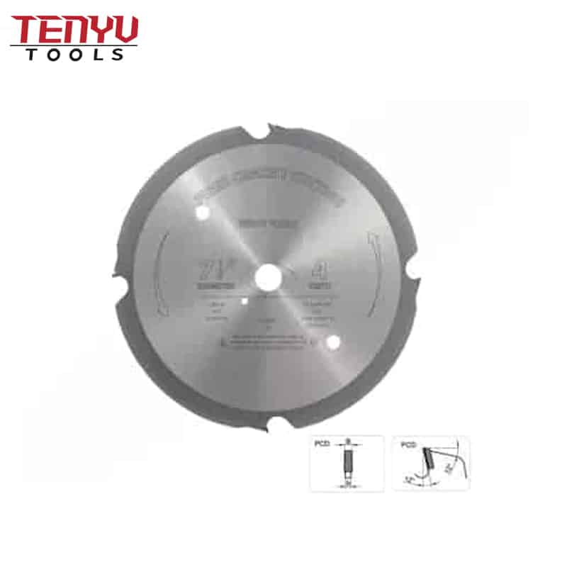 pcd fiber cement cutting saw blade for 4 teeth6 teeth8 teeth 1