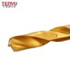din1897 hex shank metal hss twist stub short titanium coated drill bit