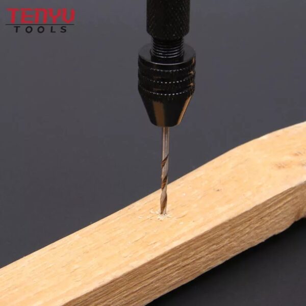 11pcs precision hand drill with mini micro twist drill bits set smallest drill bit with pin vise hand great for models and hobby