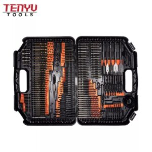 multi function 246 pcs drill and bit tools hardware combination drill bits socket set wood hss center punch screwdriver