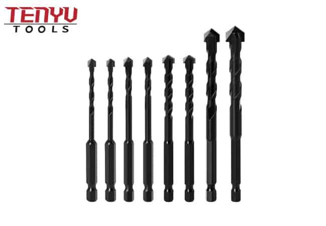 hex shank tungsten carbide tip drilling tools