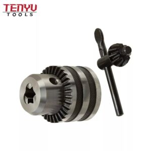 heavy duty drill chuck set quick change adapter with 3/8 24unf threaded 1.5 10mm capacity with chuck key