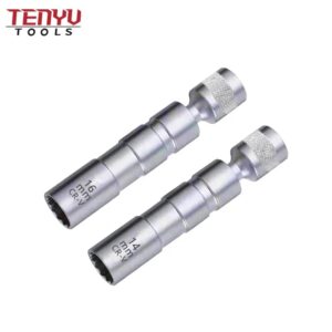 14/16mm manyetik döner buji 3/8 inç ince duvar priz araçları bmw ve nissan motorları ile uyumlu