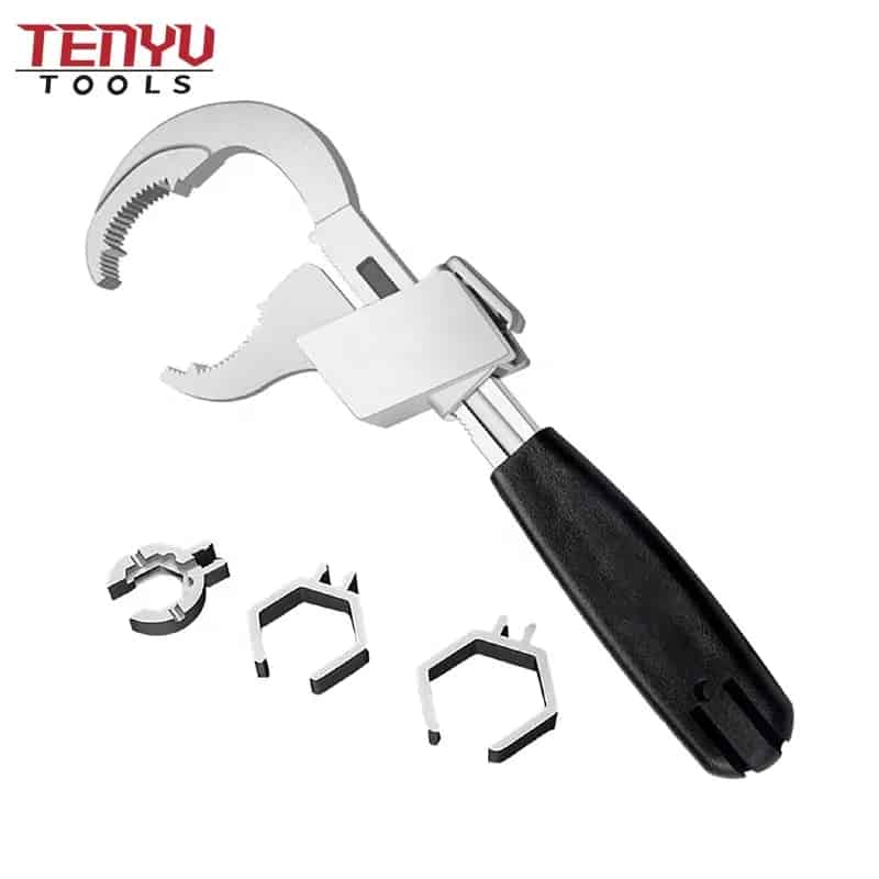  YDHWY Llave de tubo, herramienta para el hogar, llave de  tubería grande, llave de tubería multifuncional para tubería de agua, llave  universal para diente, alicates de dientes para calefacción de suelo (