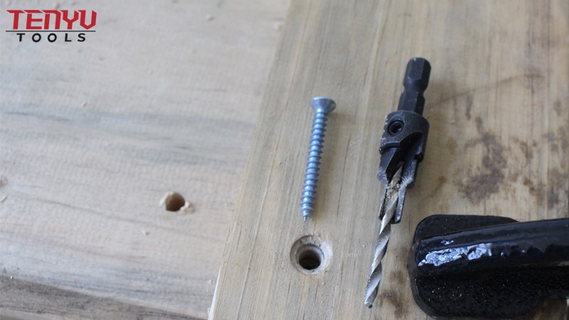 use countersink at a slower speed