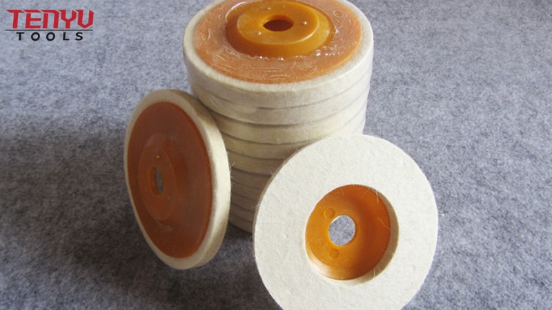 wool buffing pads