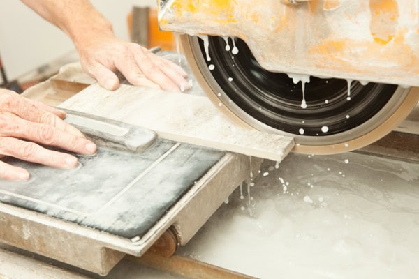 Wet Saw Cutting