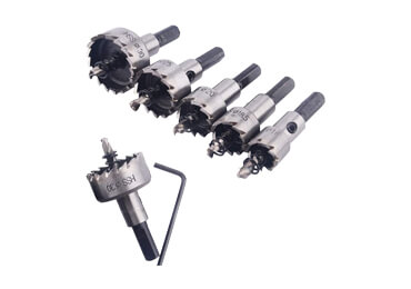 12 80mm hss hole saw cutter iron plate metal alloy hole saw drill bit