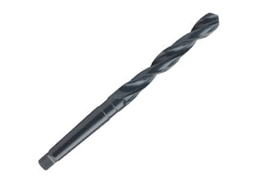 din345 standard rolled black oxide morse taper shank hss metal aluminum drill bit