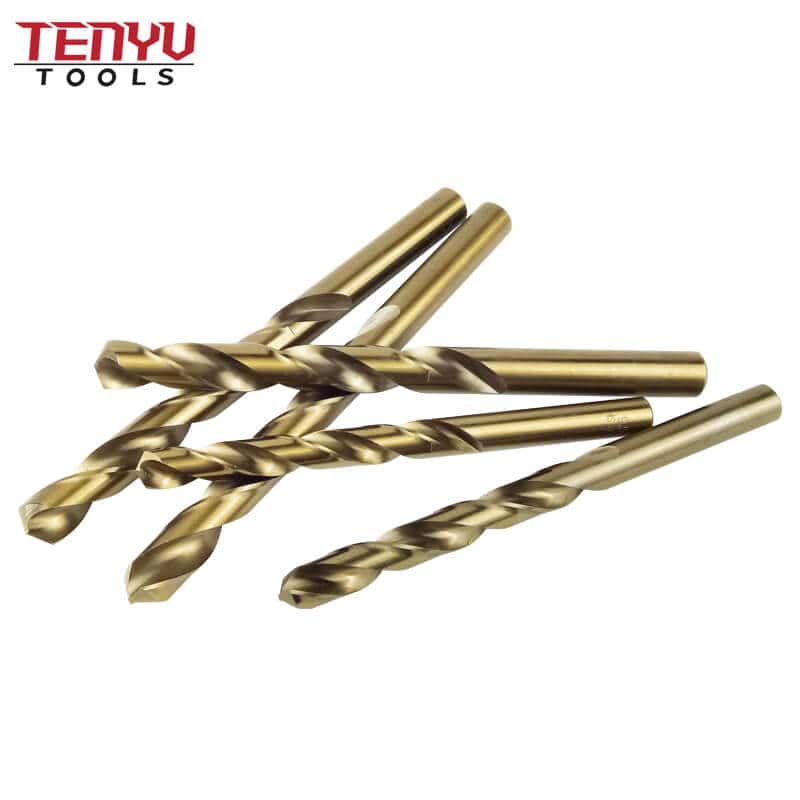 hss din338 co5% cobalt coated twist drill bit m35 professional drill tools
