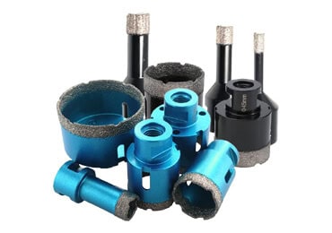 m14 wet large porcelain diamond stone marble tile cutting core hole saw cutter drill bit