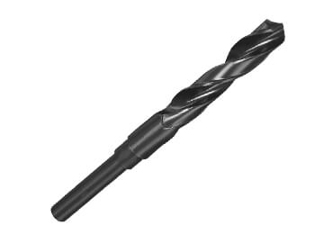 roll forged black oxide hss round reduced shank drill bits