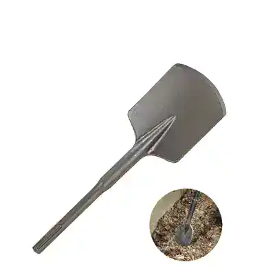40cr steel rotary hammer sds max shank clay spade chisel drill bit for digging hard soil gravel 2 1.webp