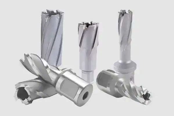 Nitto Kohki Jetbroach Annular Cutter Set nitto kohki jetbroach cutters closeup