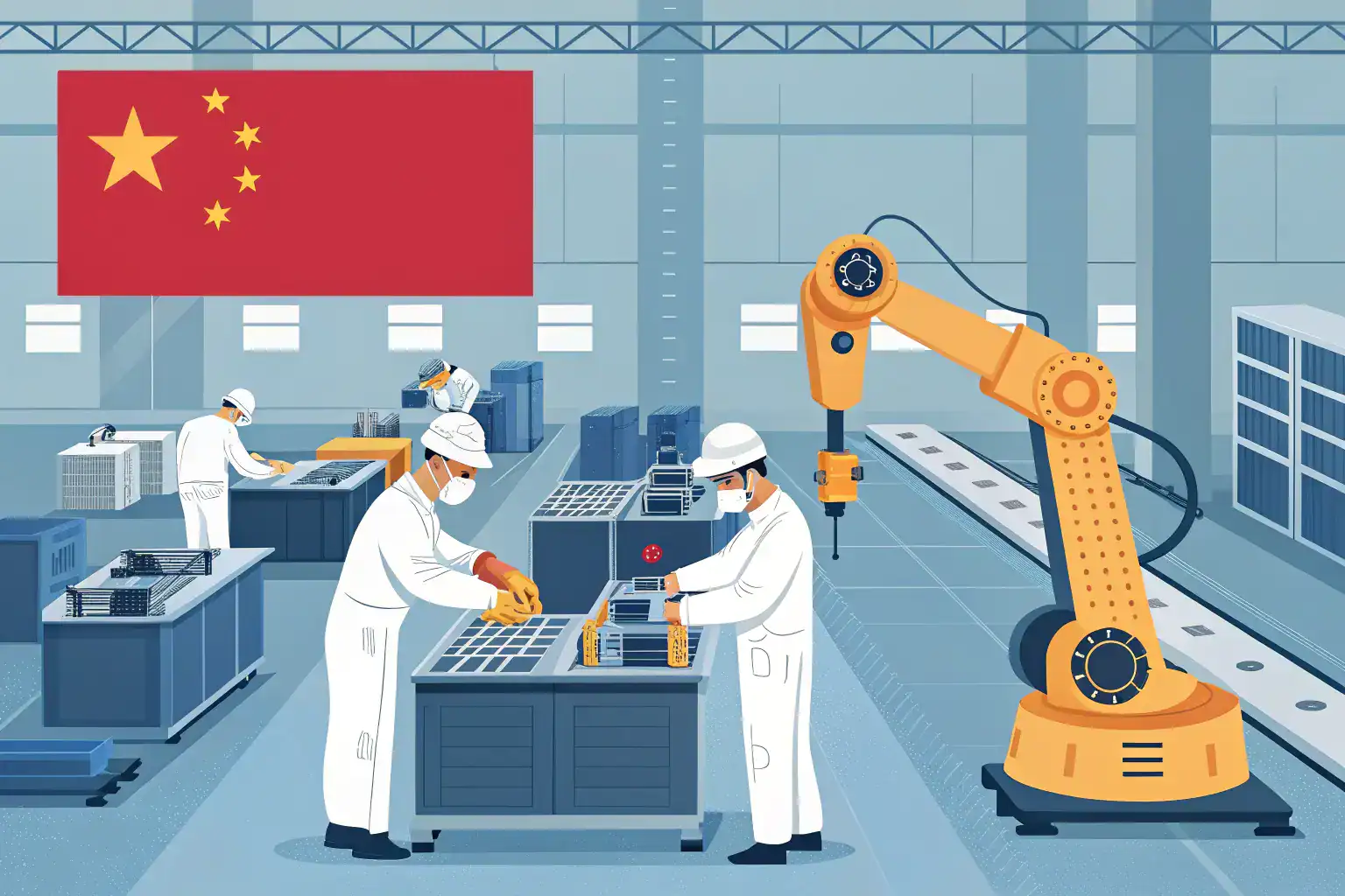 China Manufacturing Ecosystem for Tools tool production automation in china