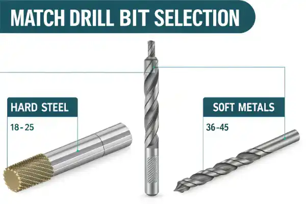 Choosing Spiral Angle for HSS Bit hss spiral angle selection guide