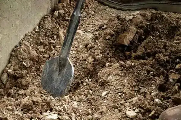 40cr steel rotary hammer sds max shank clay spade chisel drill bit for digging hard soil gravel5