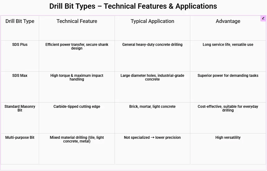 drill bit masonry40
