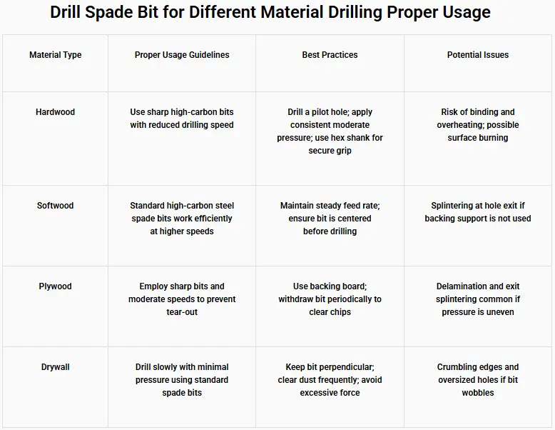 drill spade bit 22