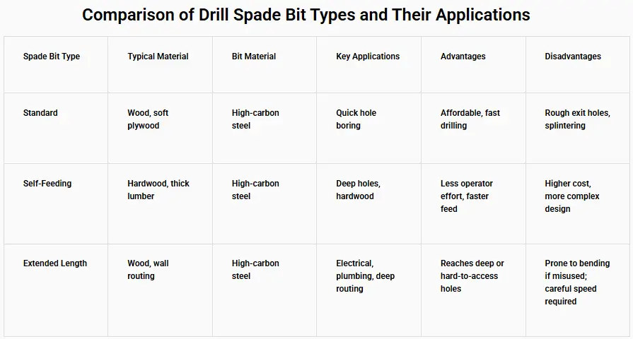 drill spade bit 23