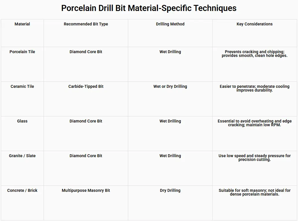 porcelain drill bit 32