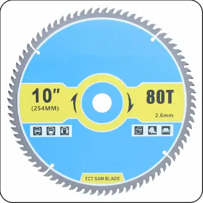 10 inch 80 teeth carbides circular saw blades manufacturer for wood cutting