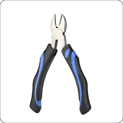 6 inch diagonal cutting pliers with heavy duty nickel chromium steel construction